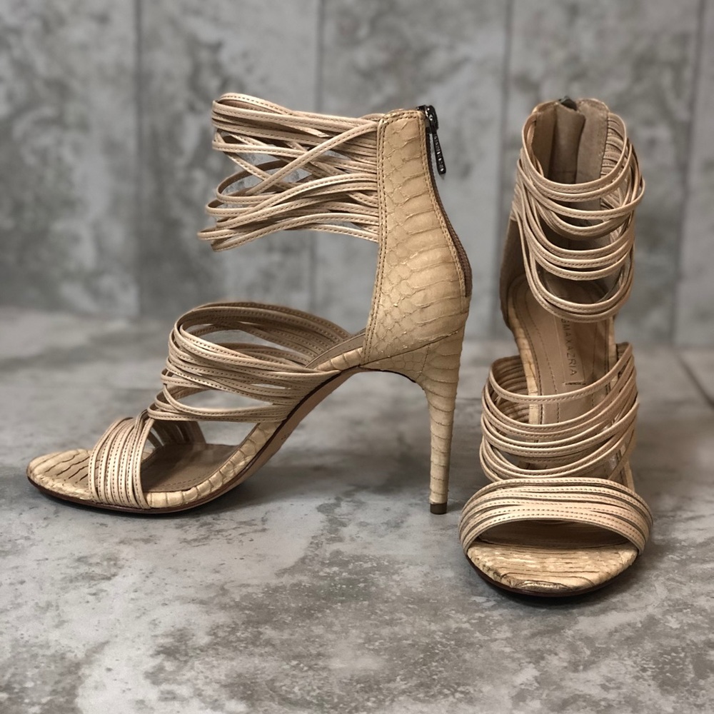 BCBG Cream Heels
